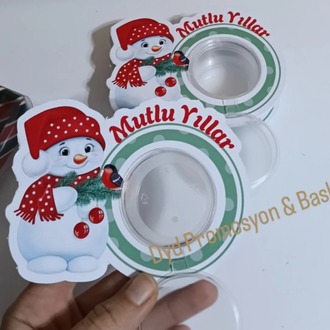 Yeni yıl şeker kutusu boş