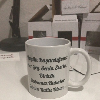 Babalar günün özel kupa