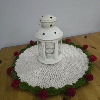 mini yumoş örgü buket