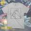 Miyazaki Totoro Square White Oversize Unisex T-Shirt