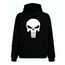 Punisher Oversize Unisex Hoodie Kapüşonlu Sweatshirt