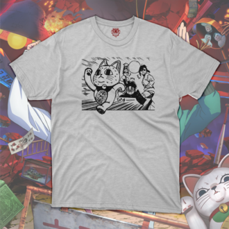 Dandadan RUN Turbo Granny Cat Oversize Unisex T-Shirt