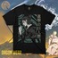 Attack on Titan Eren Jaeger Oversize Siyah Tişört