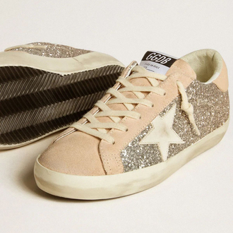 Golden Goose Super-Star Pink Glitter