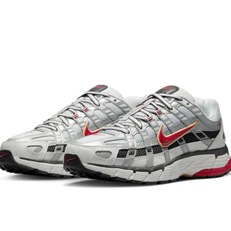Nike P-6000 Grey- Red BV1021-101
