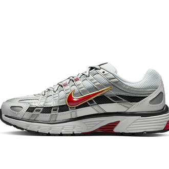 Nike P-6000 Grey- Red BV1021-101