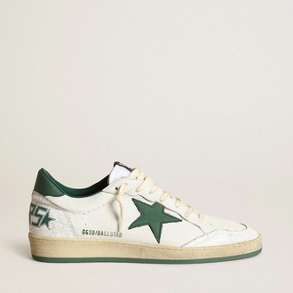 Golden Goose Super-Star Green White