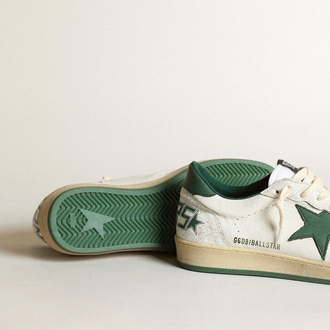 Golden Goose Super-Star Green White