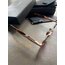 PRADA PR65ZS ZVN09T 55*20*140 Pale Gold Light Purple Brown  Gözlük