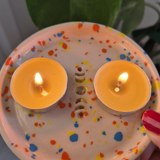 Ay Döngüleri Seramik Mini Tabak