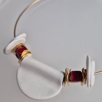 Porselen Choker Kolye