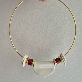 Porselen Choker Kolye
