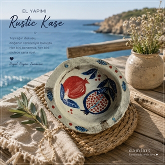 Nar Rustic Büyuk Boy Kase