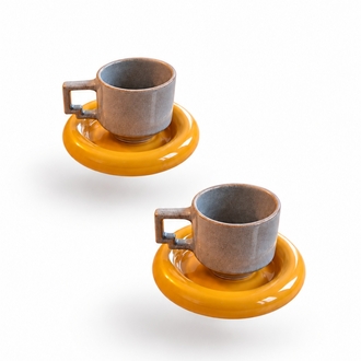 Seramik Donut Kahve Fincan Set