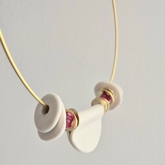 Porselen Choker Kolye