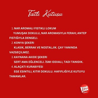 Geleneksel Tatlılar Kutusu