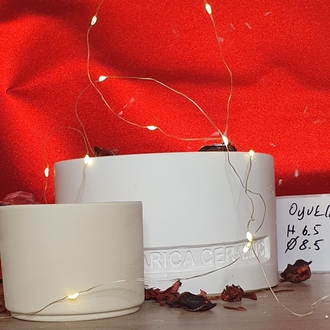H 6.5  Çapı 8.5 altı oyuklu mug kalıbı