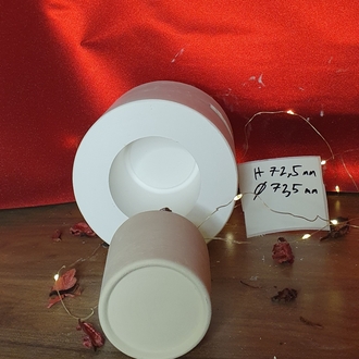 Düz bardak h 72.5 çapı 72.5 mm