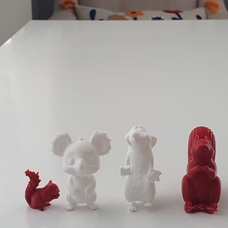 sincap koala ve Ratatouille fare