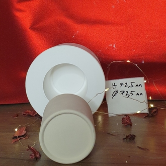 Düz bardak h 72.5 çapı 72.5 mm