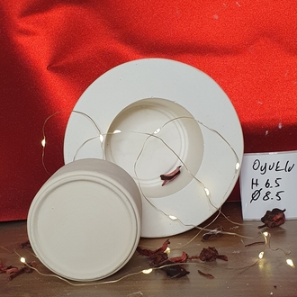 H 6.5  Çapı 8.5 altı oyuklu mug kalıbı
