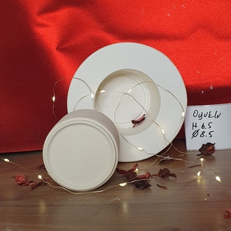h 7.5 çap 8.5 altı oyuklu mug kalıbı