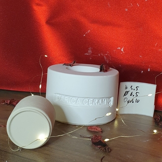 Altı oyuklu fincan mug h 5.5 çapı 6.5