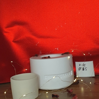 h 7.5 çap 8.5 altı oyuklu mug kalıbı