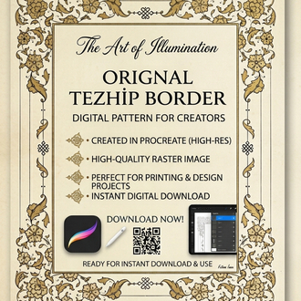Dış pervaz Tezhip deseni