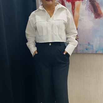 Siyah paloza pantolon