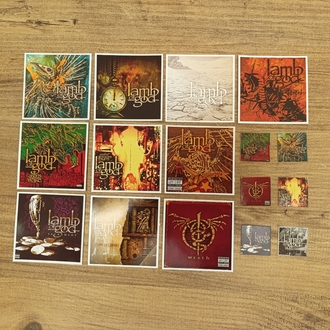 Lamb Of God Fotokart Sticker Seti