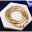 Burma CHARM 18K ALTIN KAPLAMA KOLYE MODELİMİZ