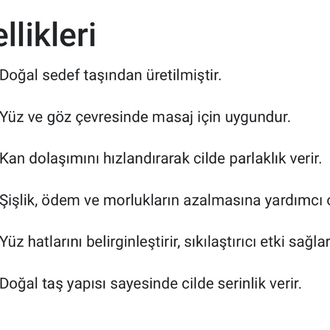 Sedef Kaşık Yüz Masaj Aleti