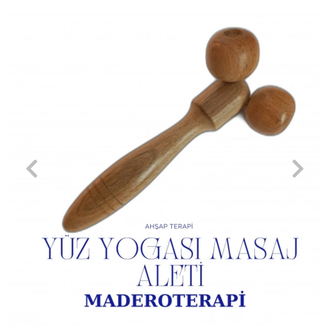 MADEROTERAPİ AHŞAP YÜZ YOGASI MASAJ ALETİ | EL YAPIMI, DOĞAL CİLT ŞEKİLLENDİRİCİ ROLLER