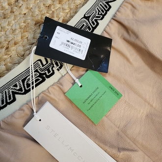 STELLA McCARTNEY | Geniş Paçalı Kısa Pantolon - Krem