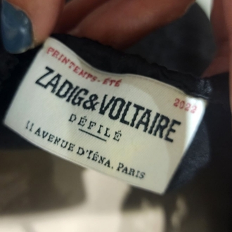 ZADİG VOLTAİRE Cyrstal Dantelli İpek Elbise