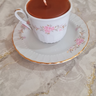 Türk kahvesi kokulu mum