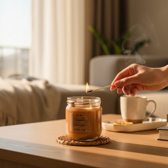 Relax Serisi, Tarçın Kokulu Mum (425 cc kavanozda)