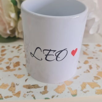 Leo baskılı kupa