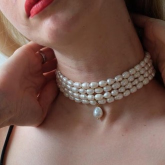 Luna Lumière Gerçek İnci Choker