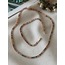 İnce Renkli Bager Set Kolye