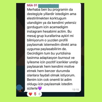18-24 Ağustos - Yetersizlik Duygusundan Kurtul Grup Programı