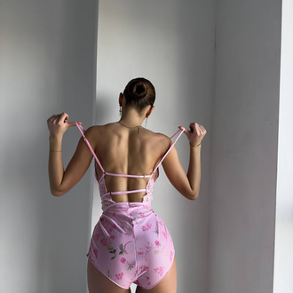 Büyük Beden Bodysuit Pinkflow
