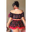 Büyük Beden Rose Fantezy Set