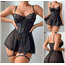 Blanor Siyah Jartiyer Set