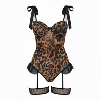 Leopar Jartiyer Set (GöğsüPedli)