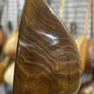 Tam Profesyonel Oyma Dut Bağlama (18 Yıllık Kurumuş Tekne / Kanada Kapak)