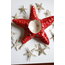 Kırmızı El Yapımı Seramik Tealight Mumluk