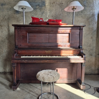 Mid-Century Modern Krom Tabure