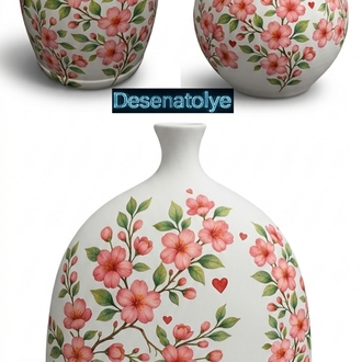Sakura dalı şablonu 